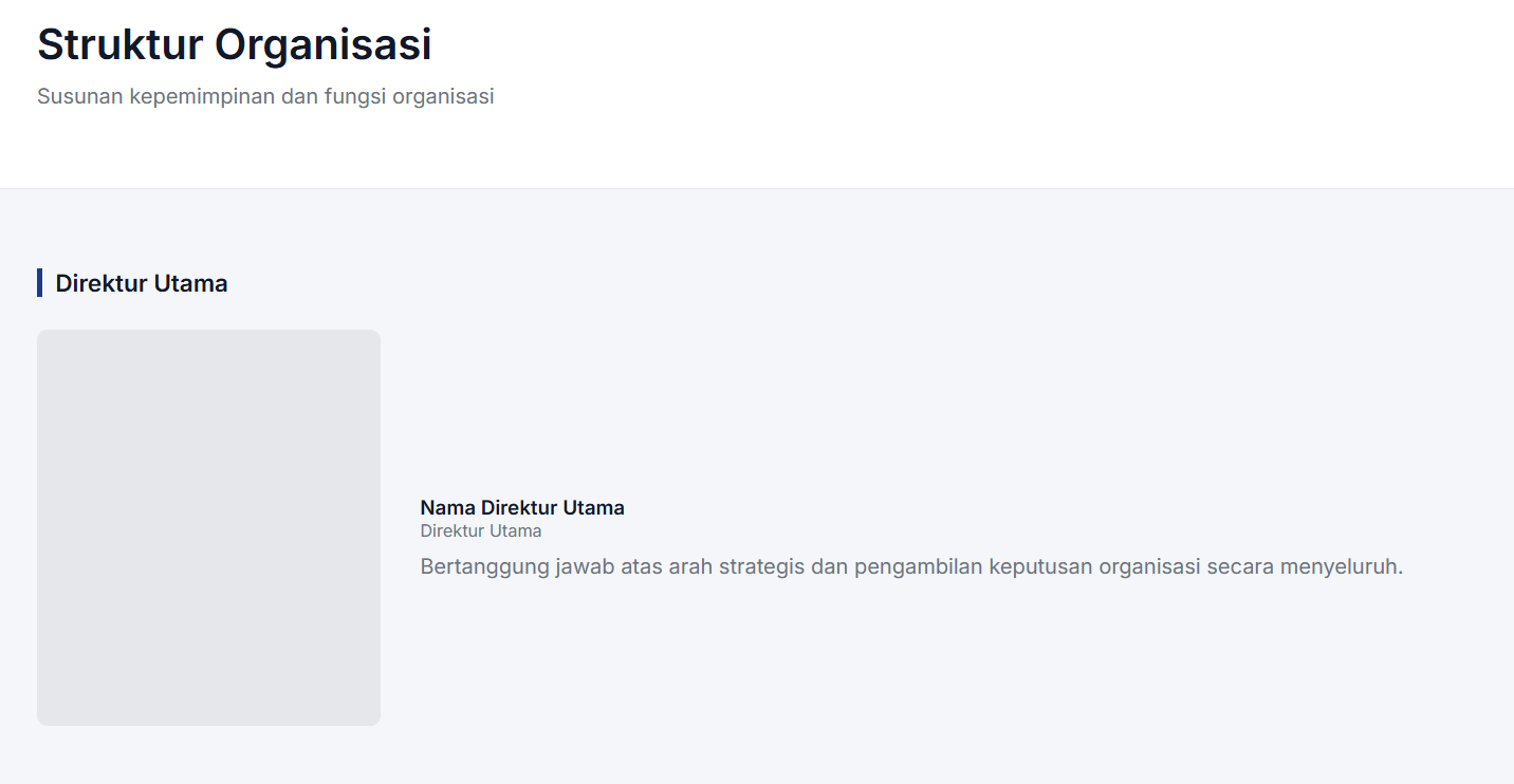 Struktur Organisasi